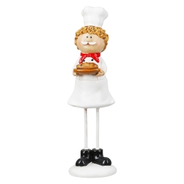 ΦΙΓΟΥΡΑ COOK "STAR CHEF" ΠΟΛΥΡΕΖΙΝΗ ΛΕΥΚΟ PU PCS. ASSORTED 6X5X20CM