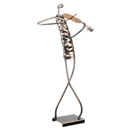 ΦΙΓΟΥΡΑ ΜΟΥΣΙΚΟΣ 'RIBBON' ΜΕΤΑΛΛΟ ΜΠΡΟΝΖΕ 12X20X46CM