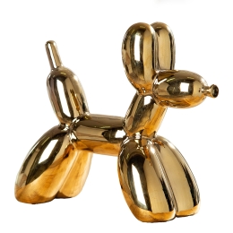  ΦΙΓΟΥΡΑ ΣΚΥΛΟΣ ΚΕΡΑΜΙΚΟ ΧΡΥΣΟ ΧΡΩΜΑ 22X23X18CM 22X23X18CM