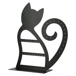  ΒΑΣΗ ΚΟΣΜΗΜΑΤΟΣ CAT METAL ΜΑΥΡΟ 20X9X26CM 20X9X26CM