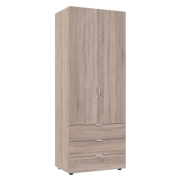 ΝΤΟΥΛΑΠΑ ΡΟΥΧΩΝ LILA PAKOWORLD ΔΙΦΥΛΛΗ SONOMA 77.5X49.5X203.5ΕΚ
