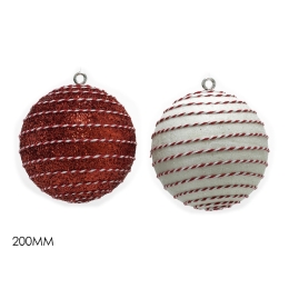 ΜΠΑΛΑ ΜΕ GLITTER ΠΛΑΣΤΙΚΟ Φ20CM ΣΕ 2 ΧΡΩΜΑΤΑ