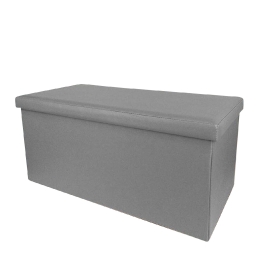 ΣΚΑΜΠΟ ΜΕ ΑΠΟΘΗΚΕΥΤΙΚΟ ΧΩΡΟ ΓΚΡΙ PU 76X38X38CM
