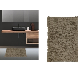 ΧΑΛΙ ΜΠΑΝΙΟΥ ΑΝΤΙΟΛΙΣΘΗΤΙΚΟ ΣΕΝΙΛ 900GSM TAUPE 100% POLYESTER 50X80CM