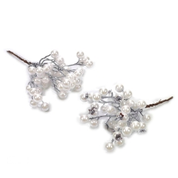 ΚΛΑΔΙ ΛΕΥΚΑ BERRIES 20CM