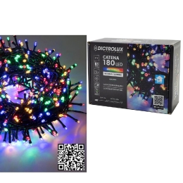 180 LED ΕΣΩΤ. & ΕΞΩΤ. ΧΩΡΟΥ ΜΕ 8 ΠΡΟΓΡΑΜΜΑΤΑ ΚΑΙ ΜΕΤΑΣΧΗΜΑΤΙΣΤΗ ΠΟΛΥΧΡΩΜΟ ΦΩΣ ΠΡΑΣΙΝΟ ΚΑΛΩΔΙΟ ΜΗ ΕΠΕΚΤΕΙΝΟΜΕΝΟ IP44 31V 