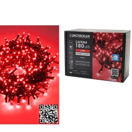 180 LED ΕΣΩΤ. & ΕΞΩΤ. ΧΩΡΟΥ ΜΕ 8 ΠΡΟΓΡΑΜΜΑΤΑ ΚΑΙ ΜΕΤΑΣΧΗΜΑΤΙΣΤΗ ΚΟΚΚΙΝΟ ΦΩΣ ΠΡΑΣΙΝΟ ΚΑΛΩΔΙΟ ΜΗ ΕΠΕΚΤΕΙΝΟΜΕΝΟ IP44 31V 9.