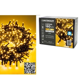 180 LED ΕΣΩΤ. & ΕΞΩΤ. ΧΩΡΟΥ ΜΕ 8 ΠΡΟΓΡΑΜΜΑΤΑ ΚΑΙ ΜΕΤΑΣΧΗΜΑΤΙΣΤΗ ΧΡΥΣΟ ΦΩΣ ΠΡΑΣΙΝΟ ΚΑΛΩΔΙΟ ΜΗ ΕΠΕΚΤΕΙΝΟΜΕΝΟ IP44 31V 9.2M