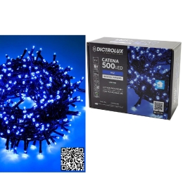 500 LED ΕΣΩΤ. & ΕΞΩΤ. ΧΩΡΟΥ ΜΕ 8 ΠΡΟΓΡΑΜΜΑΤΑ ΚΑΙ ΜΕΤΑΣΧΗΜΑΤΙΣΤΗ ΜΠΛΕ ΦΩΣ ΠΡΑΣΙΝΟ ΚΑΛΩΔΙΟ ΜΗ ΕΠΕΚΤΕΙΝΟΜΕΝΟ IP44 31V 17M