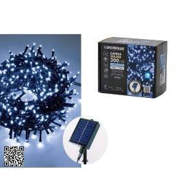 300 LED ΗΛΙΑΚΗΣ ΦΟΡΤΙΣΗΣ ΜΕ 8 ΠΡΟΓΡΑΜΜΑΤΑ ΨΥΧΡΟ ΛΕΥΚΟ ΦΩΣ ΠΡΑΣΙΝΟ ΚΑΛΩΔΙΟ ΜΗ ΕΠΕΚΤΕΙΝΟΜΕΝΟ 4.5V 18M