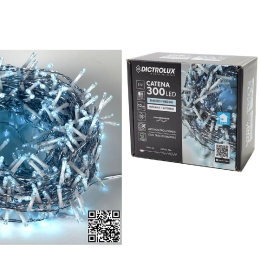 300 LED ΕΣΩΤ. & ΕΞΩΤ. ΧΩΡΟΥ ΜΕ 8 ΠΡΟΓΡΑΜΜΑΤΑ ΨΥΧΡΟ ΛΕΥΚΟ ΦΩΣ ΔΙΑΦΑΝΟ ΚΑΛΩΔΙΟ ΜΗ ΕΠΕΚΤΕΙΝΟΜΕΝΟ 31V 14M