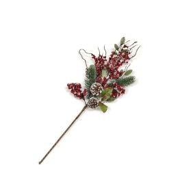 ΚΛΑΔΙ ΠΕΥΚΟ ΜΕ BERRIES 61CM