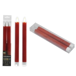 ΚΕΡΙ LED ΚΟΚΚΙΝΟ Φ2.2CM ΣΕΤ 2ΤΜΧ
