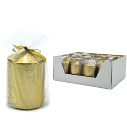 ΚΕΡΙ ΚΥΛΙΝΔΡΟΣ ΧΡΥΣΟ Φ7X10CM