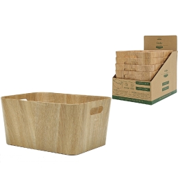 ΚΑΛΑΘΙ ΦΥΣΙΚΟ/ΞΥΛΟ/ΠΛΑΣΤΙΚΟ/ΧΑΡΤΙ 40X30X20CM ΣΕ 6 ΧΡΩΜΑΤΑ