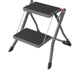 ΣΚΑΜΠΟ ΔΙΠΛΗΣ ΣΚΑΛΑΣ ΓΚΡΙ ΑΤΣΑΛΙΝΟ 49.5X48.5X44.5CM