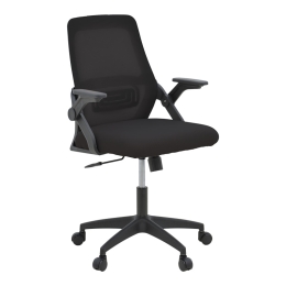 ΚΑΡΕΚΛΑ ΓΡΑΦΕΙΟΥ REJI PAKOWORLD MESH ΥΦΑΣΜΑ ΜΑΥΡΟ 58X60X89-99ΕΚ