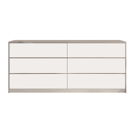 ΣΥΡΤΑΡΙΕΡΑ KUANGER PAKOWORLD ΣΕ ΛΕΥΚΗ-ΦΥΣΙΚΗ ΑΠΟΧΡΩΣΗ 120X40X70ΕΚ