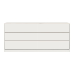 ΣΥΡΤΑΡΙΕΡΑ KUANGER PAKOWORLD MDF ΣΕ ΛΕΥΚΗ ΑΠΟΧΡΩΣΗ 120X40X70ΕΚ