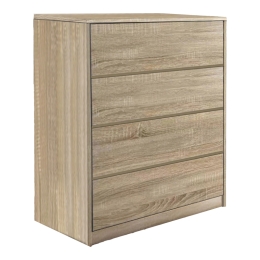 ΣΥΡΤΑΡΙΕΡΑ KUANGER PAKOWORLD MDF ΣΕ ΦΥΣΙΚΗ ΑΠΟΧΡΩΣΗ 80X40X80ΕΚ