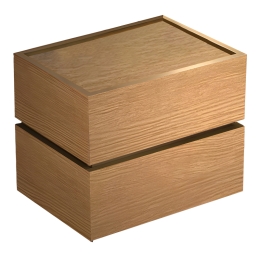 ΚΟΜΟΔΙΝΟ SONLEN PAKOWORLD MDF ΣΕ OAK ΑΠΟΧΡΩΣΗ 60X40X44.5ΕΚ