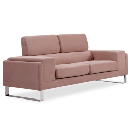 ΚΑΝΑΠΕΣ SHEA PAKOWORLD 3ΘΕΣΙΟΣ ΥΦΑΣΜΑ ΣΑΠΙΟ ΜΗΛΟ-INOX 198X80X87ΕΚ