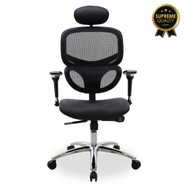 ΚΑΡΕΚΛΑ ΓΡΑΦΕΙΟΥ ΔΙΕΥΘΥΝΤΗ FREEDOM PAKOWORLD PREMIUM QUALITY ΜΑΥΡΟ PU-MESH