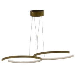 ΦΩΤΙΣΤΙΚΟ ΟΡΟΦΗΣ ΔΙΦΩΤΟ PWL-1176 PAKOWORLD LED 3000K ΧΡΥΣΟ 66X39X44ΕΚ