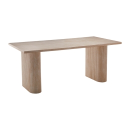 ΤΡΑΠΕΖΙ LOOZIR PAKOWORLD MDF ΣΕ ΑΠΟΧΡΩΣΗ ΛΕΥΚΟ ΜΑΡΜΑΡΟΥ 180X90X75ΕΚ