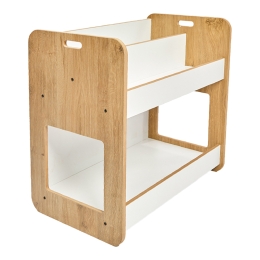 ΡΑΦΙΕΡΑ DOVERE PAKOWORLD ΦΥΣΙΚΟ-ΛΕΥΚΟ MDF 56X34X55ΕΚ