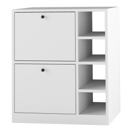 ΝΤΟΥΛΑΠΙ GIST PAKOWORLD ΜΕΛΑΜΙΝΗ ΣΕ ΛΕΥΚΗ ΑΠΟΧΡΩΣΗ 70X33X80ΕΚ