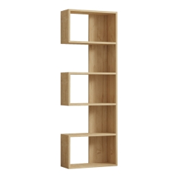 ΒΙΒΛΙΟΘΗΚΗ CASCADE PAKOWORLD ΣΕ OAK ΑΠΟΧΡΩΣΗ 51.8X22X150ΕΚ
