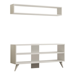 ΣΥΝΘΕΤΟ ΣΑΛΟΝΙΟΥ PRESTIGE PAKOWORLD ΣΕ ΛΕΥΚΗ ΑΠΟΧΡΩΣΗ 120X29,6X50ΕΚ