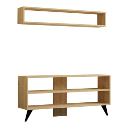 ΣΥΝΘΕΤΟ ΣΑΛΟΝΙΟΥ PRESTIGE PAKOWORLD ΣΕ OAK ΑΠΟΧΡΩΣΗ 120X29,6X50ΕΚ