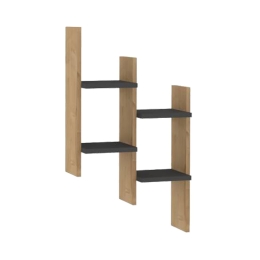 ΡΑΦΙΕΡΑ ΤΟΙΧΟΥ TABAL PAKOWORLD ΣΕ OAK ΑΠΟΧΡΩΣΗ 49.4X14.5X85ΕΚ