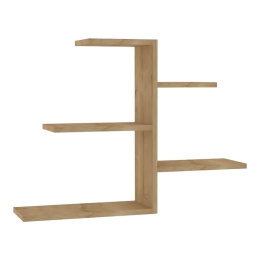 ΡΑΦΙΕΡΑ ΤΟΙΧΟΥ CALLUM PAKOWORLD ΣΕ OAK ΑΠΟΧΡΩΣΗ 82.2X19,6X48ΕΚ