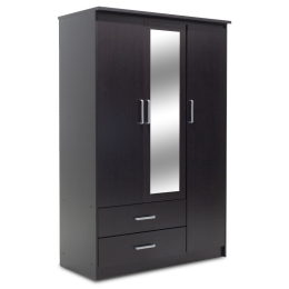 ΝΤΟΥΛΑΠΑ ΡΟΥΧΩΝ ΤΡΙΦΥΛΛΗ OLYMPUS PAKOWORLD ΧΡΩΜΑ WENGE 120X57X183ΕΚ
