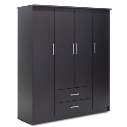 ΝΤΟΥΛΑΠΑ ΡΟΥΧΩΝ ΤΕΤΡΑΦΥΛΛΗ OLYMPUS PAKOWORLD ΧΡΩΜΑ WENGE 159X57X183ΕΚ