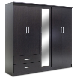 ΝΤΟΥΛΑΠΑ ΡΟΥΧΩΝ ΠΕΝΤΑΦΥΛΛΗ OLYMPUS PAKOWORLD ΧΡΩΜΑ WENGE 198X57X183ΕΚ