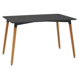 ΤΡΑΠΕΖΙ NATALI PAKOWORLD ΕΠΙΦΑΝΕΙΑ MDF ΜΑΥΡΟ 120X80X75ΕΚ