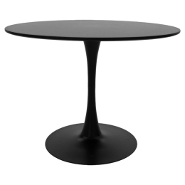 ΤΡΑΠΕΖΙ BALOU PAKOWORLD MDF ΜΑΥΡΟ Φ100X75ΕΚ