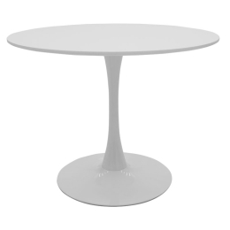 ΤΡΑΠΕΖΙ BALOU PAKOWORLD MDF ΛΕΥΚΟ Φ100X75ΕΚ