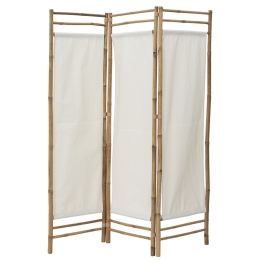 ΠΑΡΑΒΑΝ BARRA PAKOWORLD BAMBOO ΦΥΣΙΚΟ-ΕΚΡΟΥ 135X3X160ΕΚ