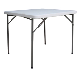 ΤΡΑΠΕΖΙ CATERING COMFORT PAKOWORLD ΠΤΥΣΣΟΜΕΝΟ ΣΕ ΛΕΥΚΗ ΑΠΟΧΡΩΣΗ 80X80X74ΕΚ