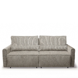 ΚΑΝΑΠΕΣ ΚΡΕΒΑΤΙ ΤΡΙΘΕΣΙΟΣ ARTELIBRE SHELBY ΜΠΕΖ 215X110X90CM