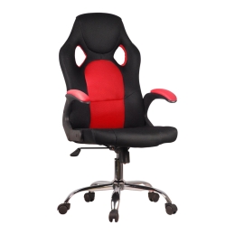 ΚΑΡΕΚΛΑ ΓΡΑΦΕΙΟΥ ARTELIBRE GAMING IAXH ΚΟΚΚΙΝΟ/ΜΑΥΡΟ MESH 60X69X110-118CM