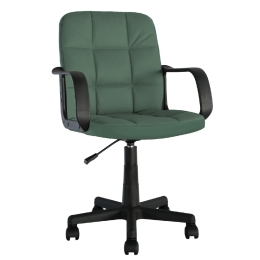 ΚΑΡΕΚΛΑ ΓΡΑΦΕΙΟΥ ARTELIBRE ASPIS ΠΡΑΣΙΝΟ ΥΦΑΣΜΑ/PVC 55.5X56.5X85-96.5CM