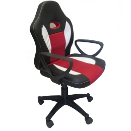 ΚΑΡΕΚΛΑ ΓΡΑΦΕΙΟΥ ARTELIBRE GAMING ΔΩPOΘEA ΜΑΥΡΟ/ΚΟΚΚΙΝΟ 58X60X90-100CM