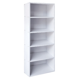 ΡΑΦΙΕΡΑ ARTELIBRE VANJA ΛΕΥΚΟ ΜΟΡΙΟΣΑΝΙΔΑ/ΜΕΛΑΜΙΝΗ 60X24X170CM