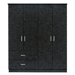 ΝΤΟΥΛΑΠΑ ARTELIBRE HOYA WAX ΜΑΥΡΟ ΜΟΡΙΟΣΑΝΙΔΑ 119X42X181CM